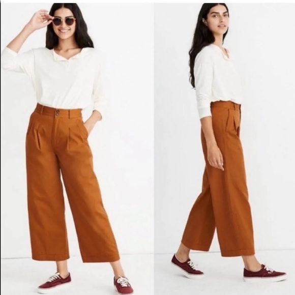 Madewell Pants - Madewell Pleated Wide Leg Pant